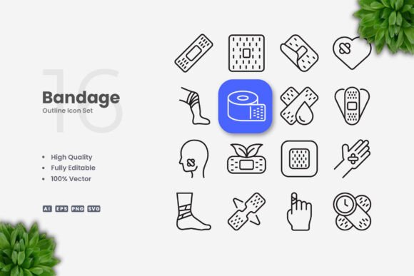 Bandage Icons: Graphics for Real Business Use