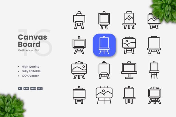 Canvas Board Icons Review