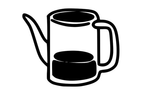 Coffee Server Graphics for Creative Projects