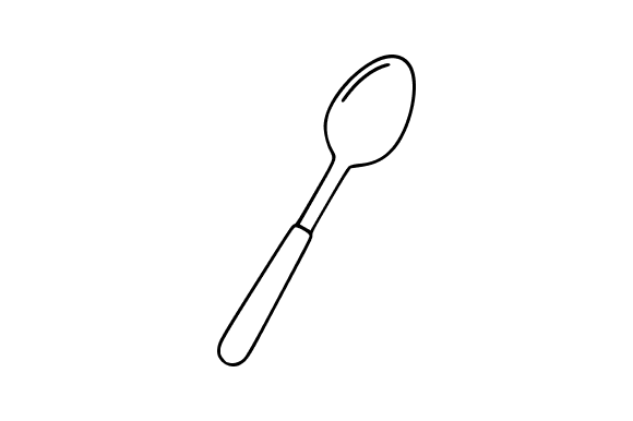 Dessert Spoon Clip Art: Graphics for Creative Crafting