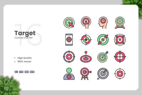 Target Colored Icons for Crafters