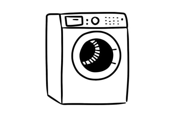 Wash Laundry Machine Graphics